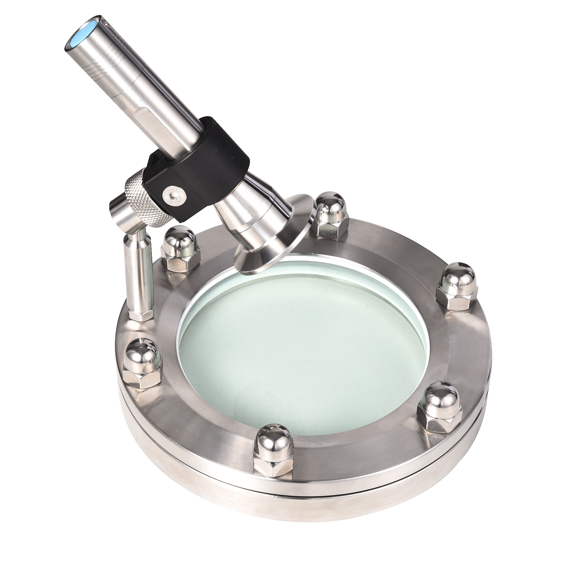 Sanitary Tempered Glass Flange Lighted Sight Glass Buy Sight Glass